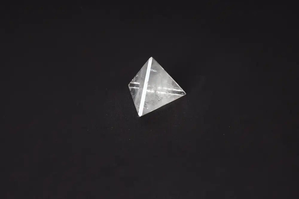 Clear Quartz Pyramid 5 cm for purification and harmonizing energy, absorbs negative vibrations, cleanses space and neutralizes radiation.