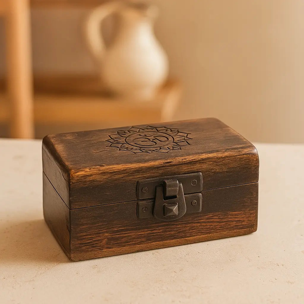 Compact Wooden Box – Natural Elegance in a Small Package Sylvia Crystals Sp. z o.o.