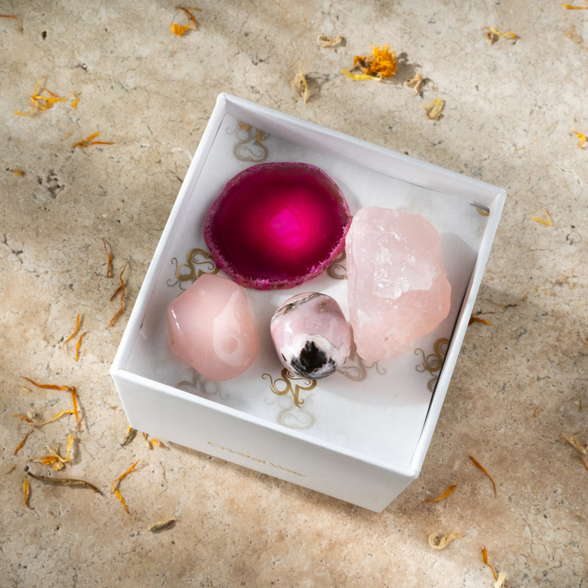 Libra Zodiac Crystal Set Stones for Love and Inner Peace 001234 000123