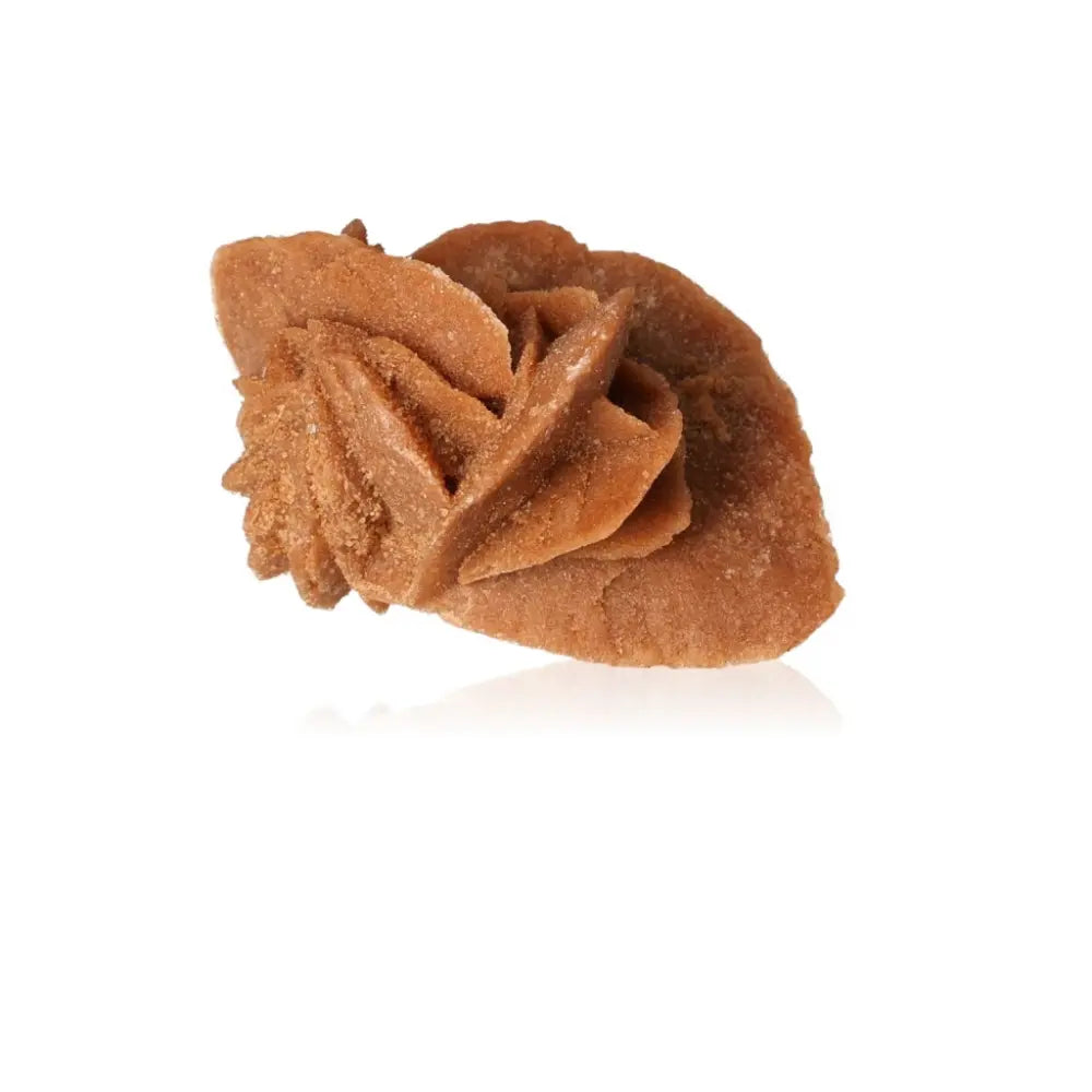 Desert Rose crystal sculpture from Morocco by Sylvia Crystals, showcasing natural gypsum and barite formations.