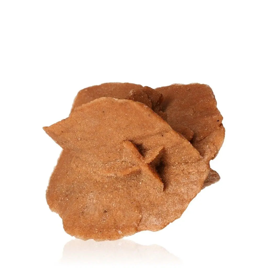 Desert Rose crystal from Morocco by Sylvia Crystals, showcasing natural gypsum and barite formations.