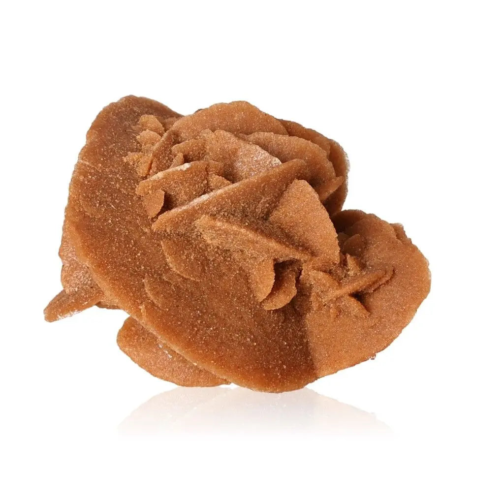 Desert Rose crystal by Sylvia Crystals, ethically sourced from Morocco, showcasing unique gypsum and barite formation.