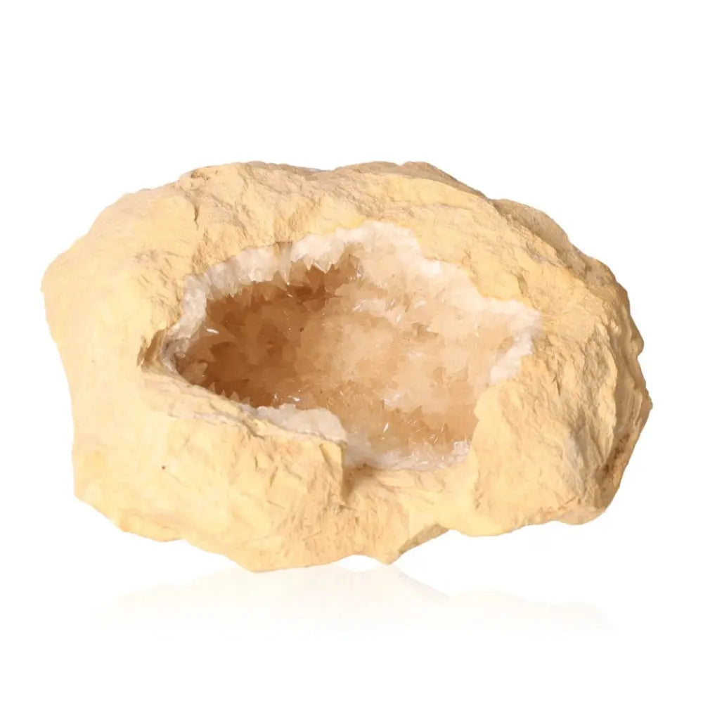 Dogtooth Calcite Cluster - Natural Cave Stalactite with intricate formations; ideal for collectors and spiritual enthusiasts.