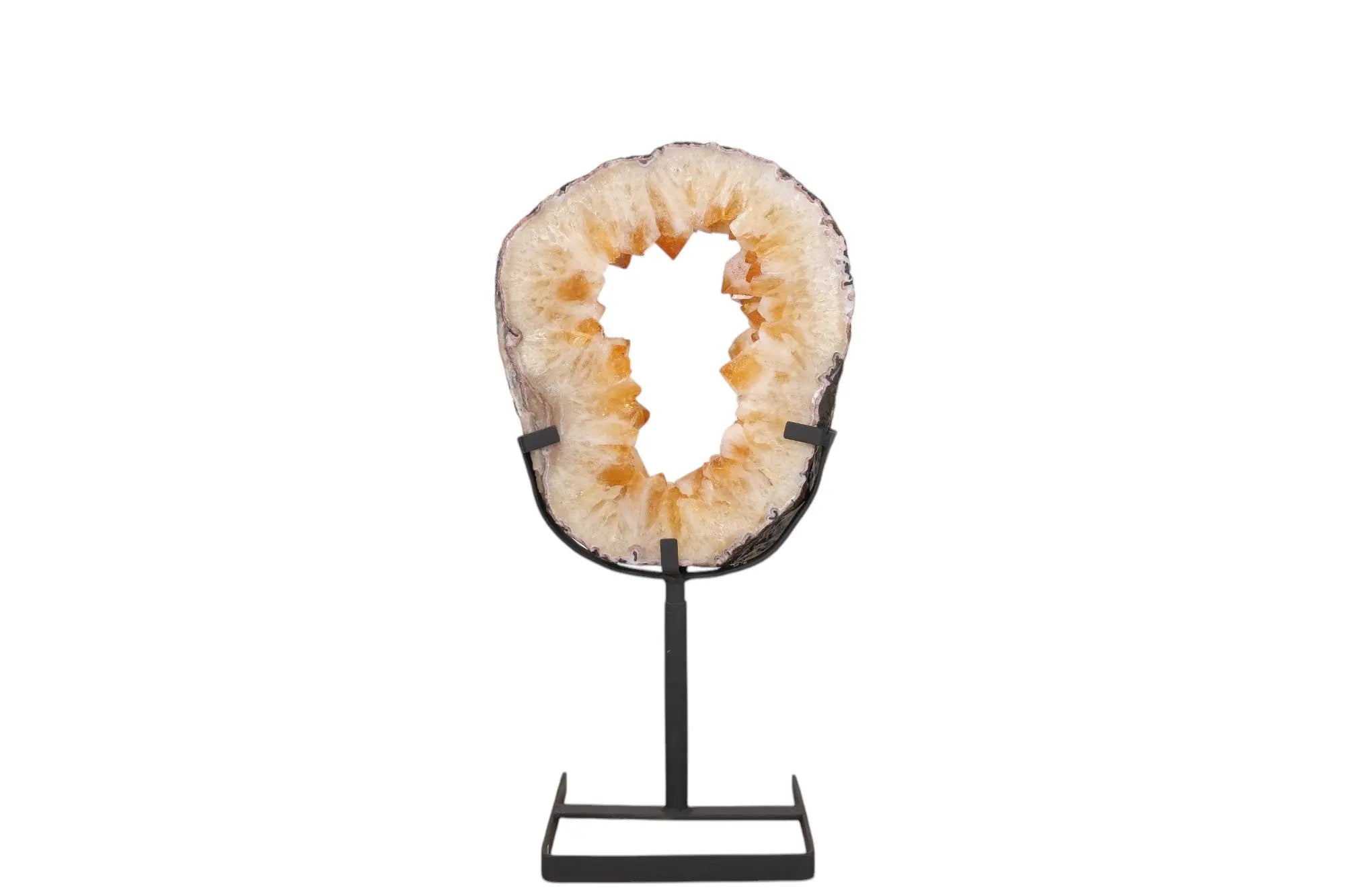 Polished Citrine Rings Sylvia Crystals Sp. z o.o.