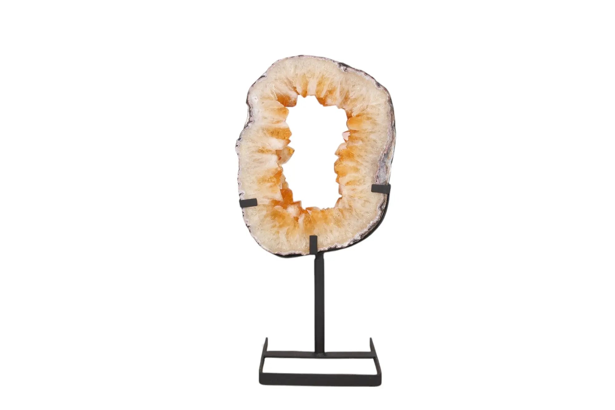 Polished Citrine Rings Sylvia Crystals Sp. z o.o.