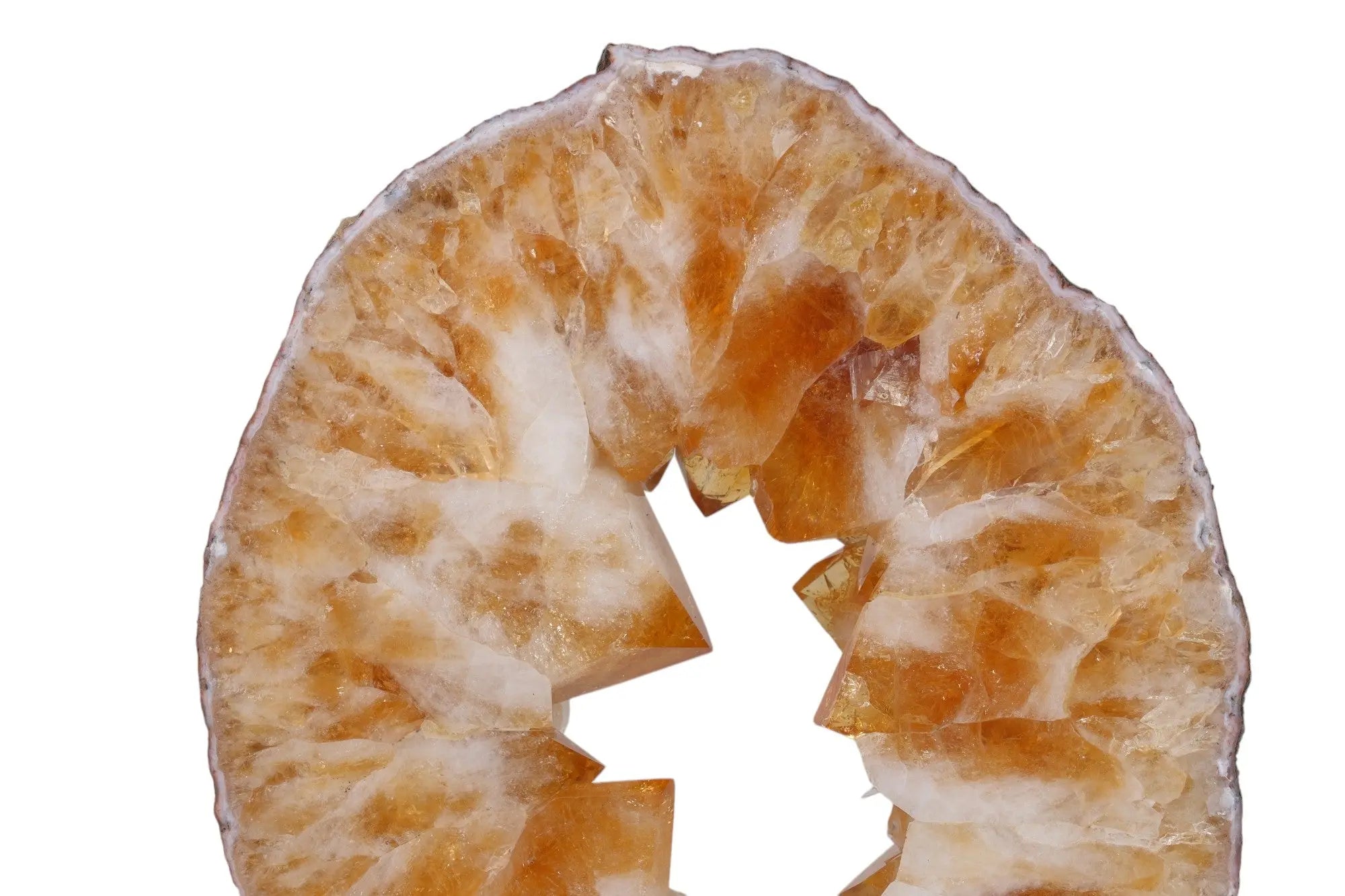 Polished Citrine Rings Sylvia Crystals Sp. z o.o.