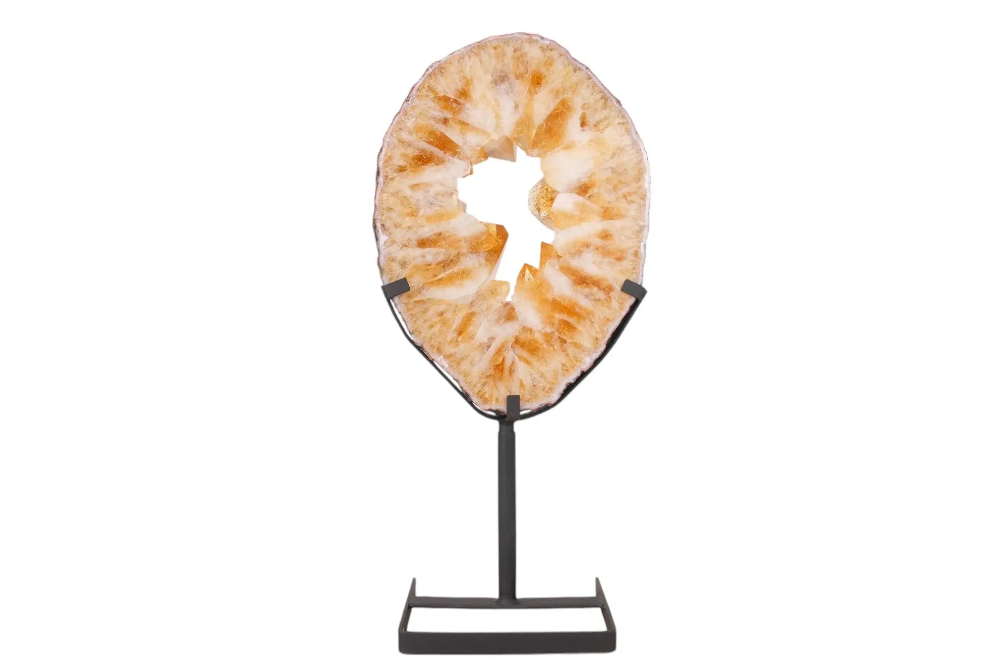 Polished Citrine Rings Sylvia Crystals Sp. z o.o.