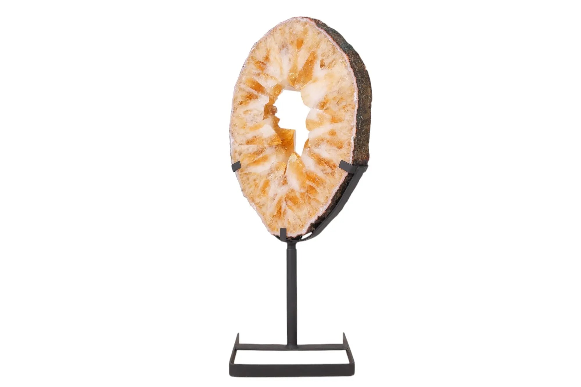 Polished Citrine Rings Sylvia Crystals Sp. z o.o.