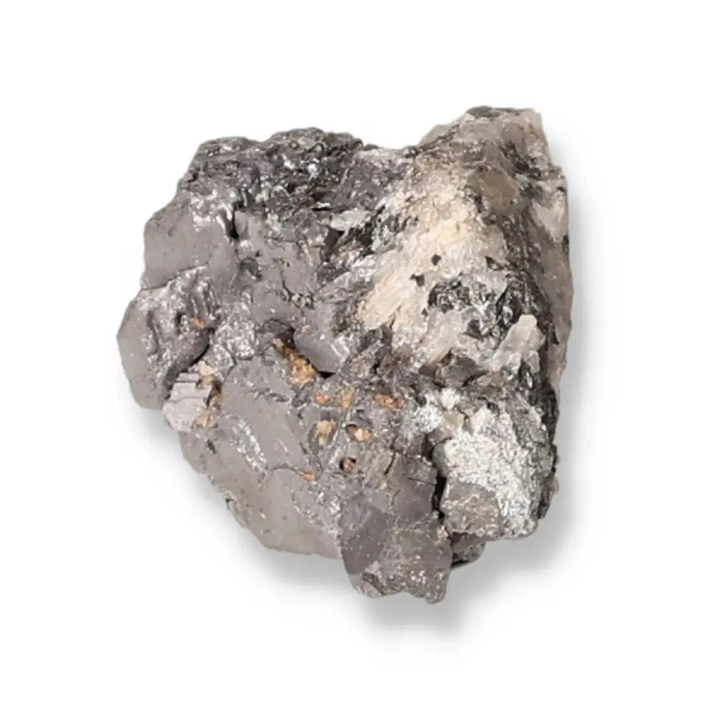 Raw Galena mineral stone showcasing its protective and grounding properties, symbolizing balance and peace.