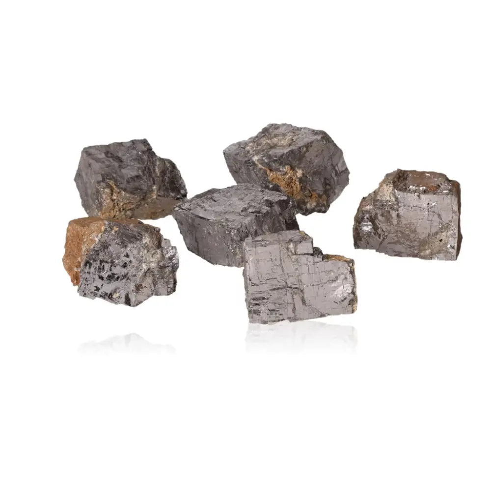 Galena Druze stones showcasing shimmering crystalline structure, embodying transformation and Earth's profound energies.