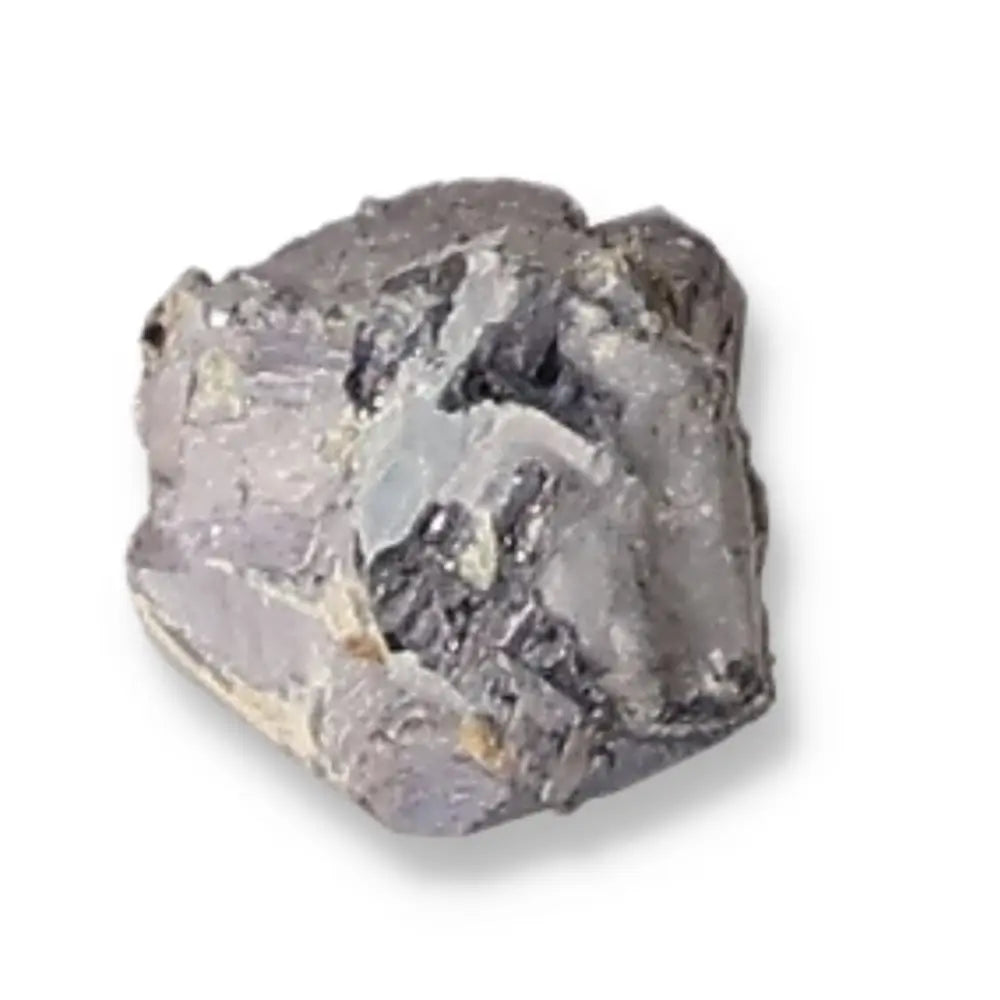 Galena mineral stone for spiritual grounding and transformation.