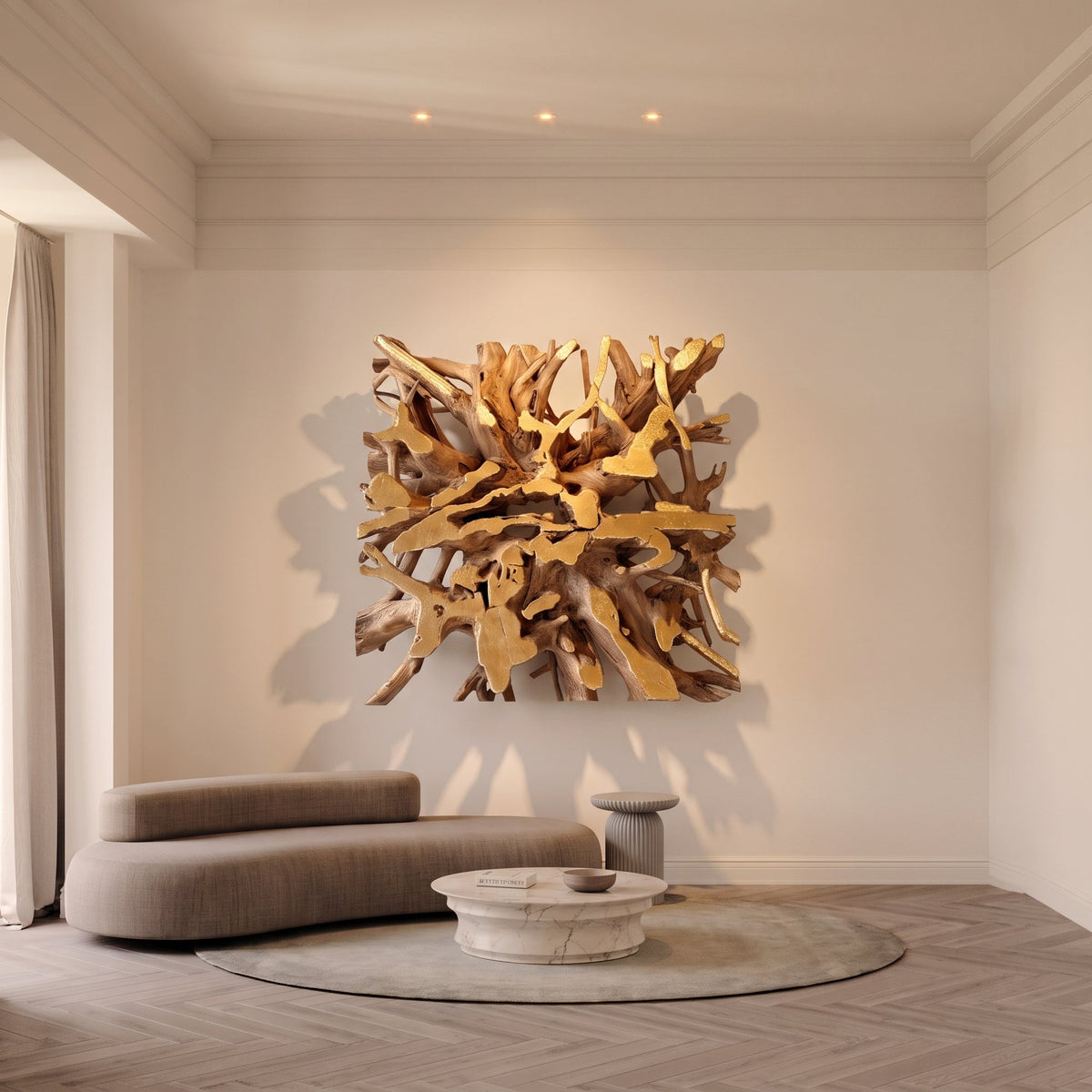 Painted Teak Deco 20000085