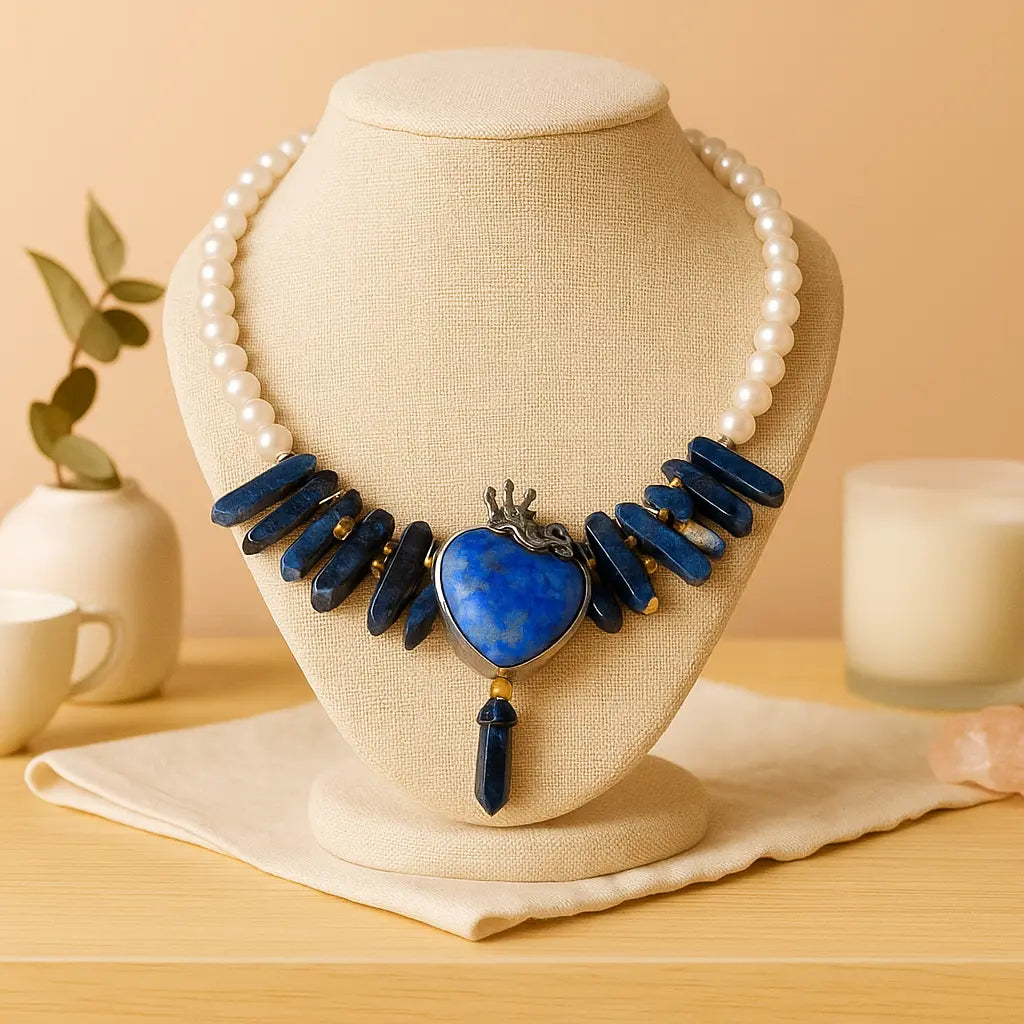 Heart of Paradise Bird Necklace – 50 CM Where Sky Meets Soul, and Beauty Takes Flight Sylvia Crystals Sp. z o.o.