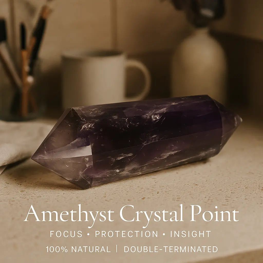 High-Grade Amethyst Crystal Point Sylvia Crystals Sp. z o.o.