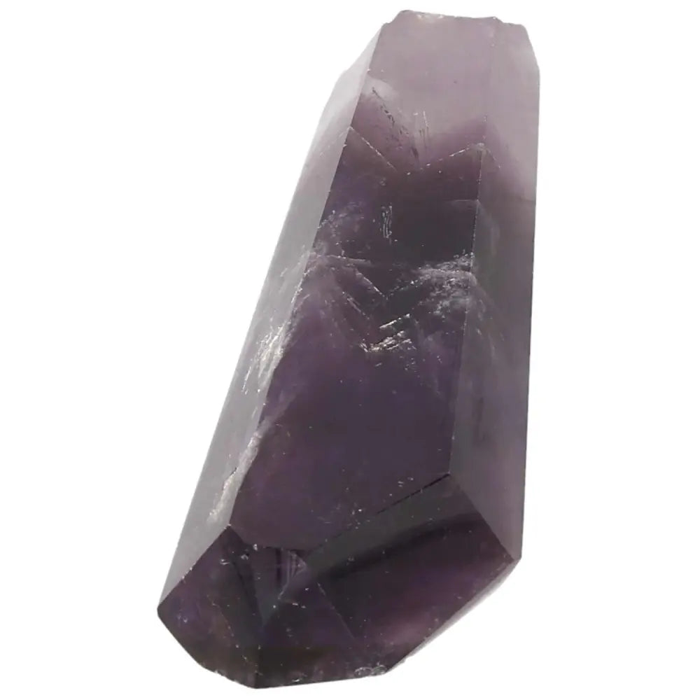 Amethyst point crystal for calm, clarity, and spiritual protection with rich purple hues, ideal for meditation and energy healing.