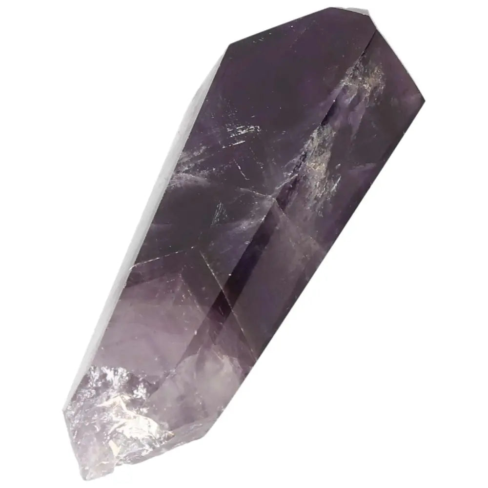 Amethyst Point crystal for calm, clarity, and spiritual protection, ideal for meditation and energy healing with rich purple hues.