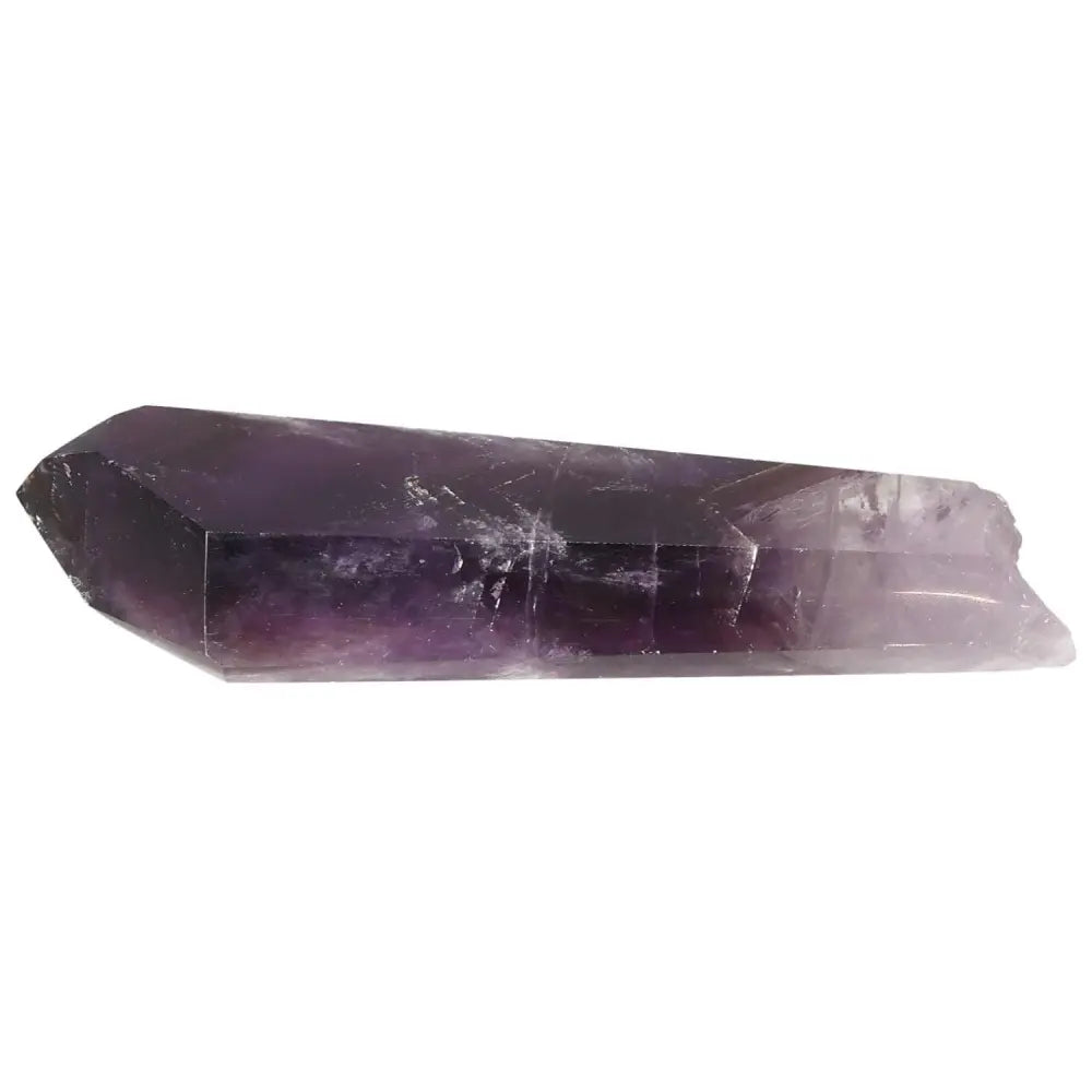 Amethyst Point crystal – promotes calm, clarity, and spiritual protection with rich purple hues ideal for meditation and energy healing.