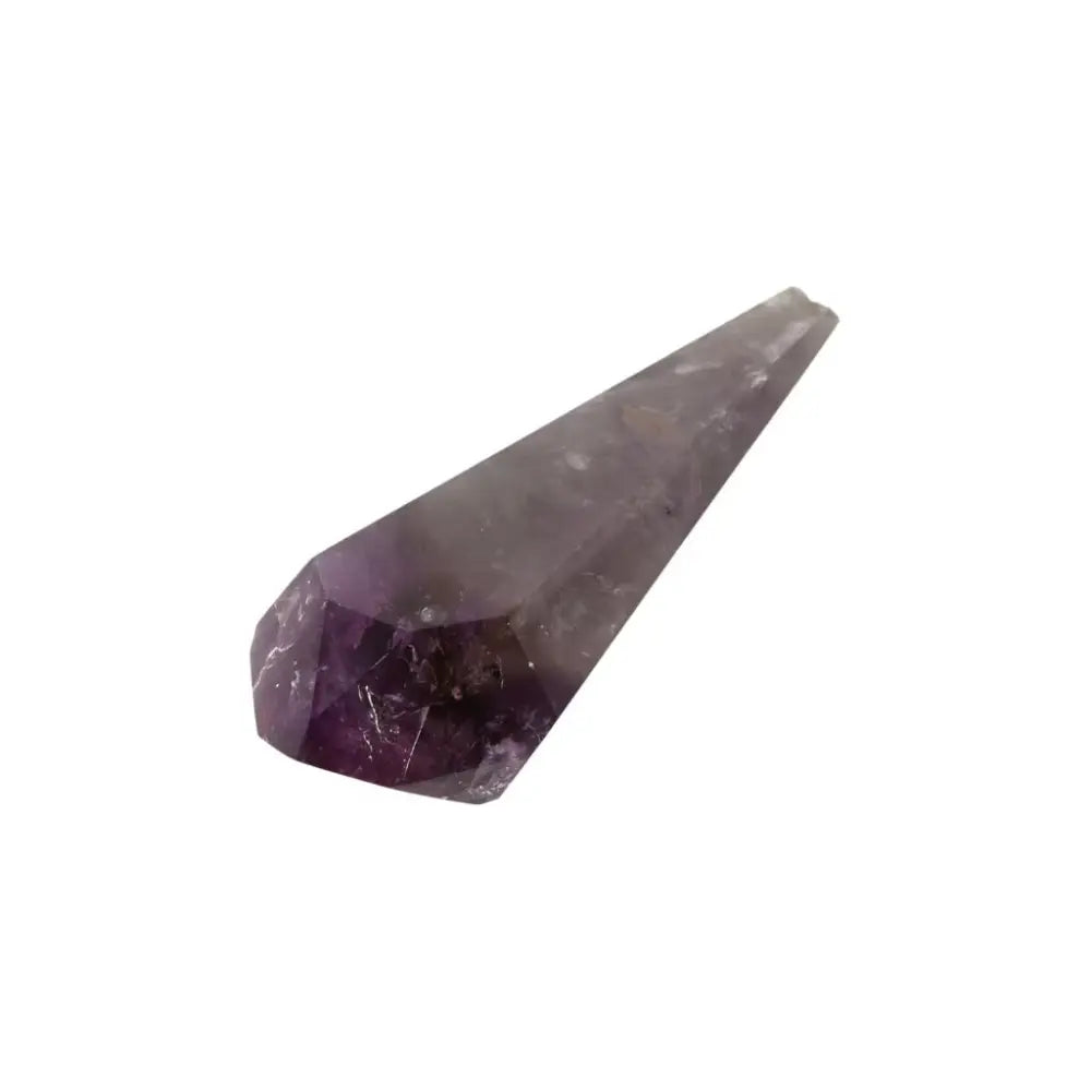 Amethyst point crystal for peace, calm, clarity, and spiritual protection in rich purple hues, ideal for meditation and energy healing.