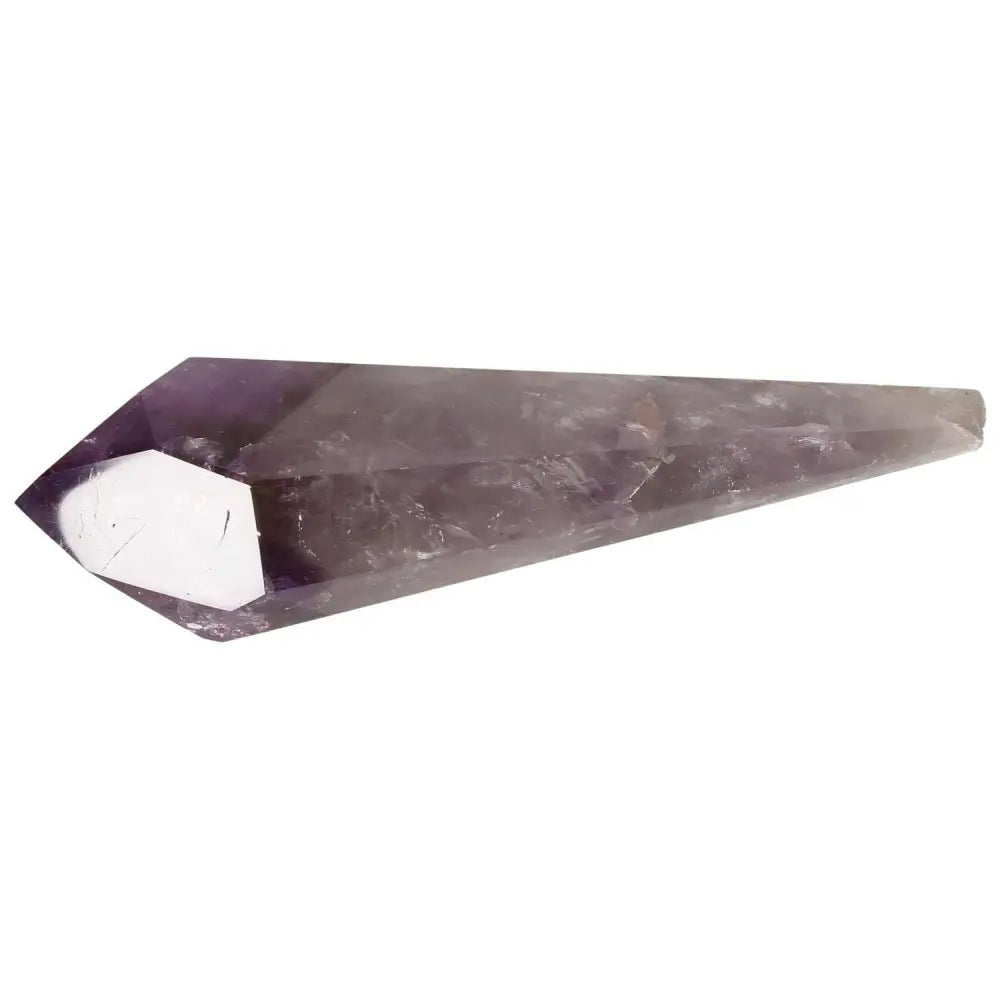 Amethyst Point crystal for peace, clarity, spiritual protection, meditation, and healing with rich purple hues.