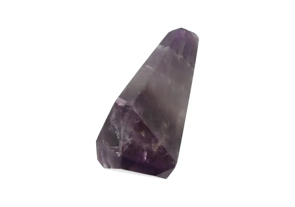 Amethyst Point crystal for calm, clarity, spiritual protection, and meditation with rich purple hues and natural clarity.