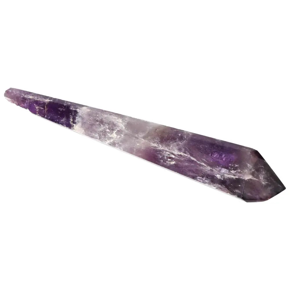 Amethyst Point crystal for calm, clarity, and spiritual protection with rich purple hues, ideal for meditation and energy healing.