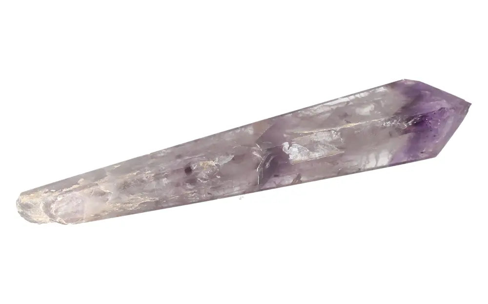 Amethyst Point crystal for calm, clarity, and spiritual protection with rich purple hues, ideal for meditation and energy healing.