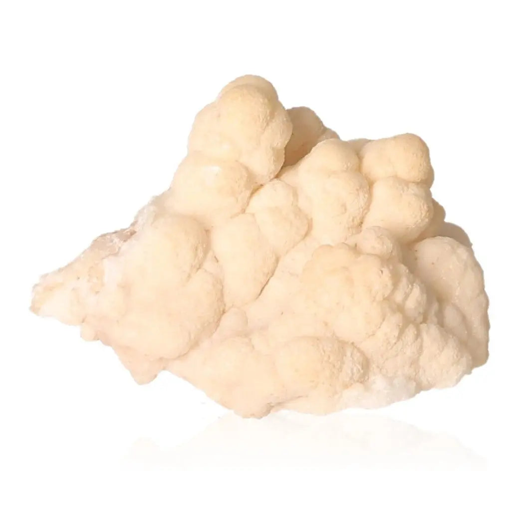 Ighoud Calcite Druze mineral in earthy tones, from Morocco, embodying stability and transformation energy