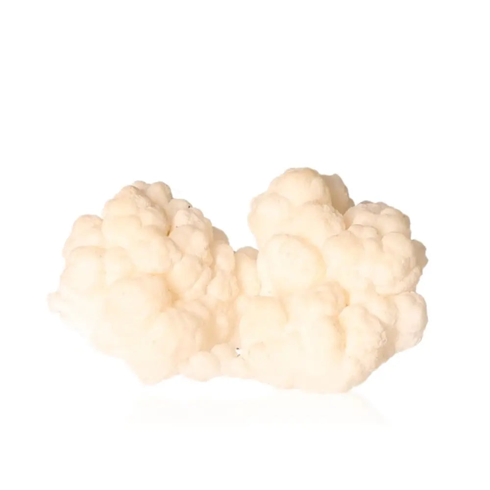 Ighoud Calcite Druze with warm tones, showcasing natural formations from Morocco, symbolizing earth energy, stability, and transformation.