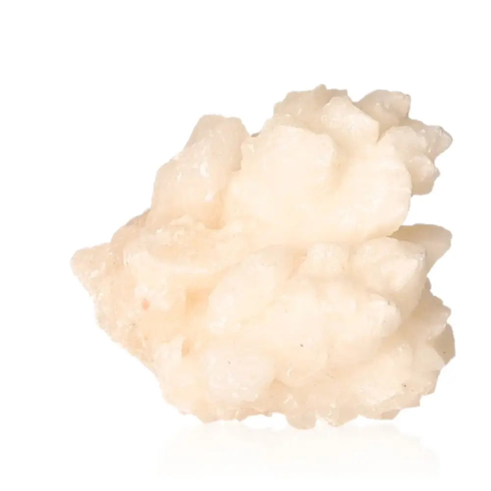 Ighoud Calcite Druze from Morocco - Earth Energy Stone with Natural Shapes and Warm Earthy Tones