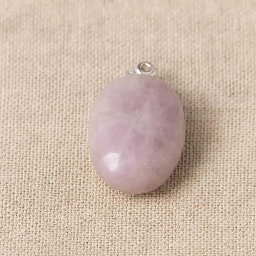 Kunzite Tumbled Pendant Sylvia Crystals Sp. z o.o.