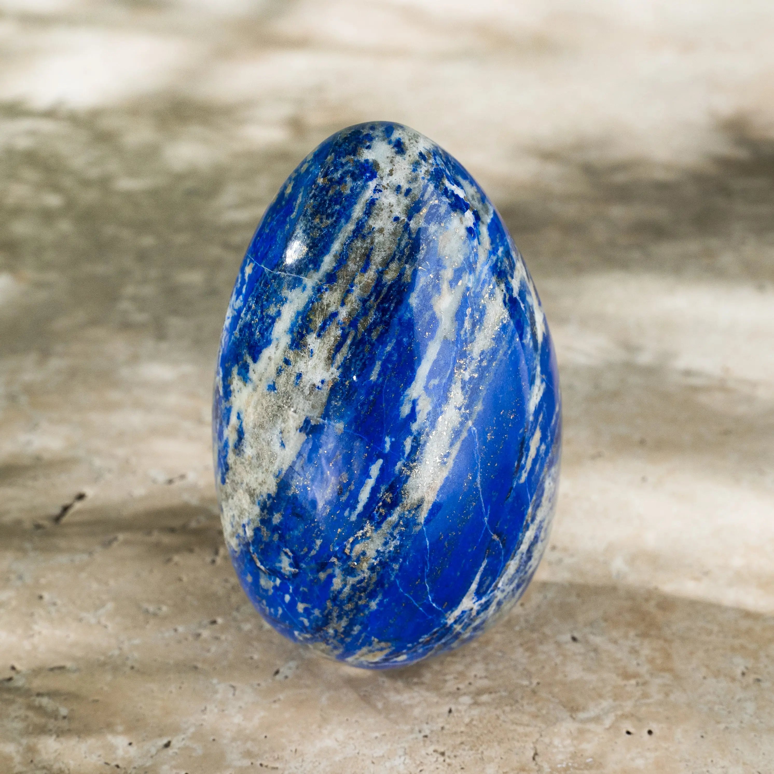 Lapis Lazuli Egg Sylvia Crystals Sp. z o.o.