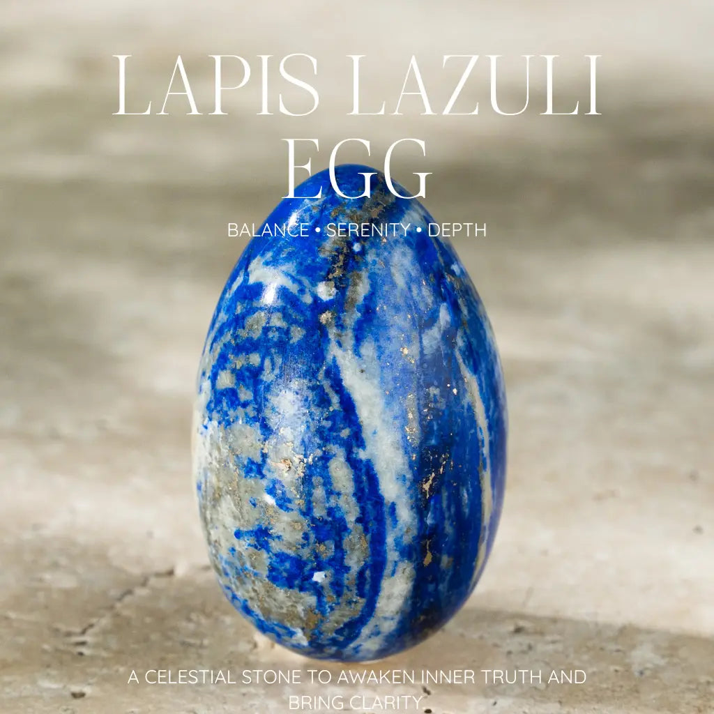 Lapis Lazuli Egg Sylvia Crystals Sp. z o.o.