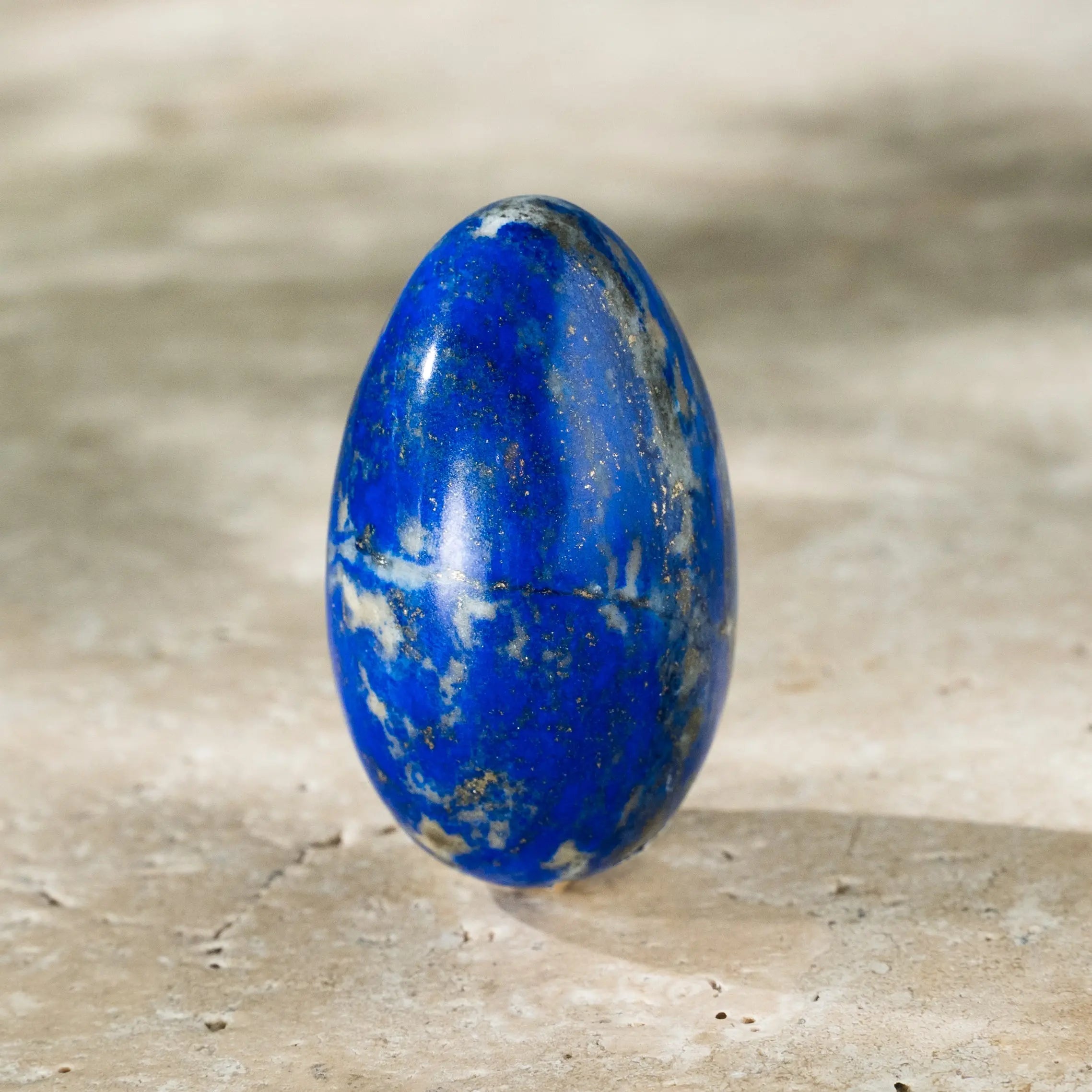 Lapis Lazuli Egg Sylvia Crystals Sp. z o.o.