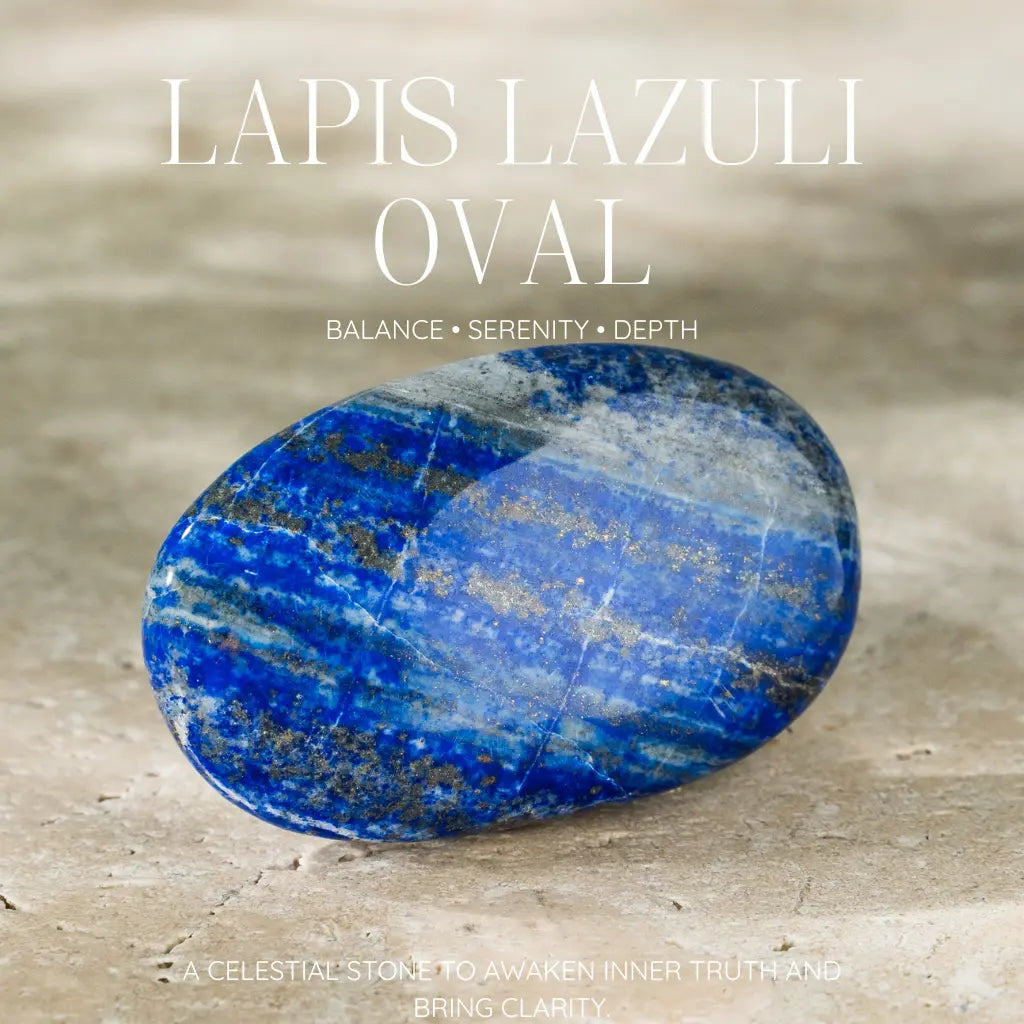 Lapis Lazuli Oval Sylvia Crystals Sp. z o.o.