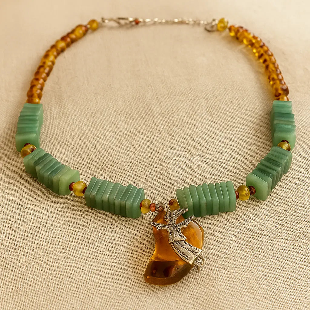 Large Flying Girl Necklace 50 CM Sylvia Crystals Sp. z o.o.