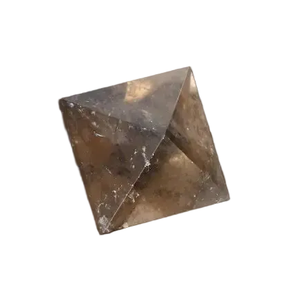 Lemurian Quartz Double Pyramid 4 cm showcasing sacred geometry and ancient wisdom for spiritual connection and intuitive awakening.