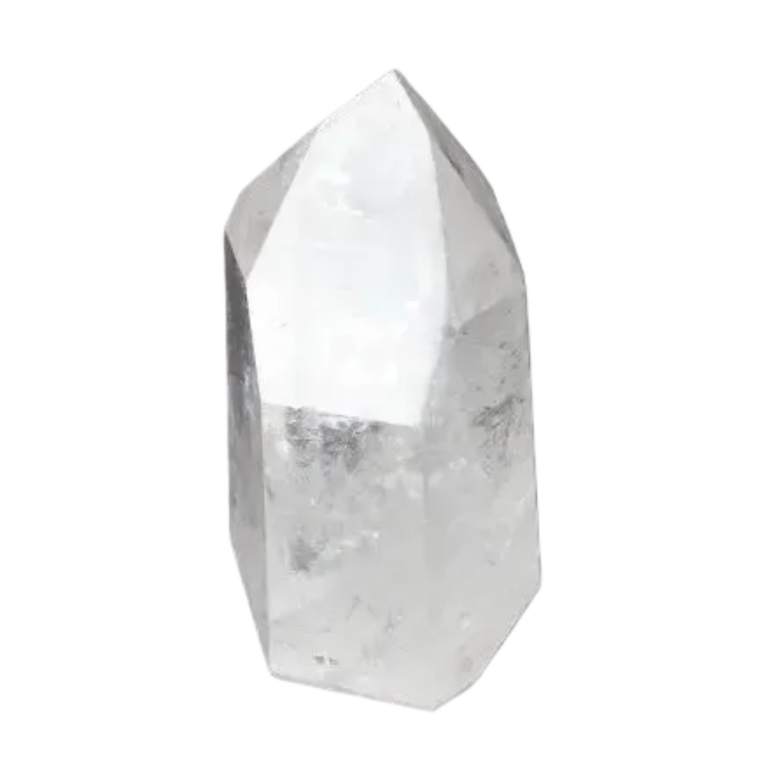 Lemurian Quartz Obelisk with unique energetic properties for chakra balancing and zodiac alignment, set against a dark background.