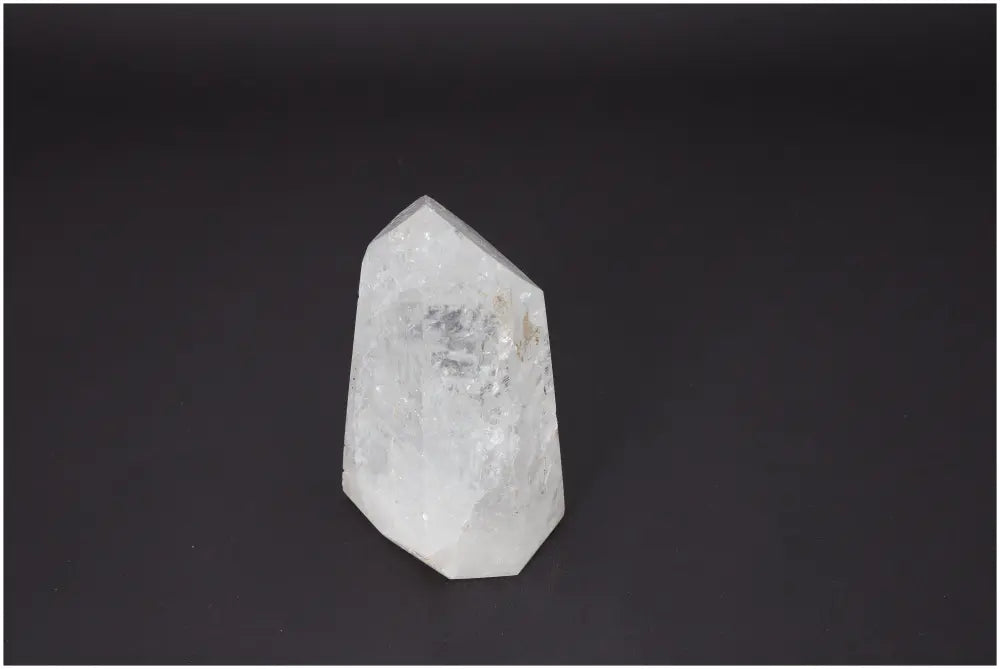 Lemurian Quartz Obelisk with spiritual properties; enhances chakra alignment and supports energetic needs.