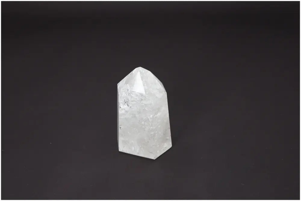 Lemurian Quartz Obelisk - spiritual and energetic crystal for chakra balancing and zodiac support.