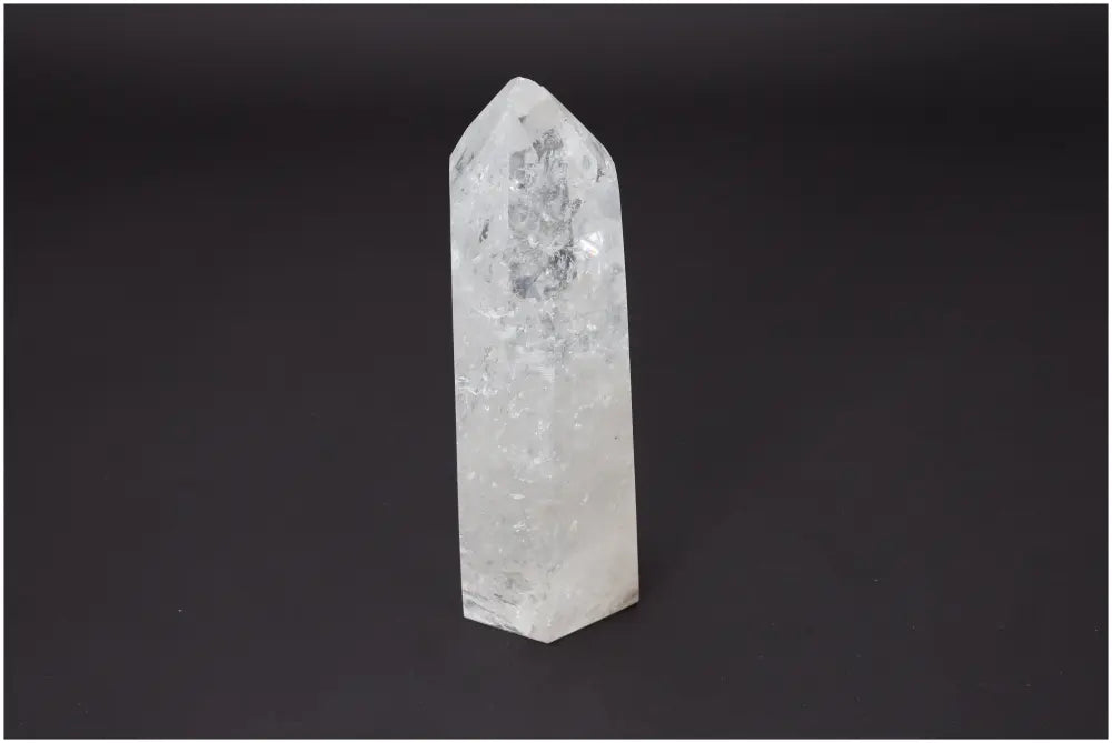 Lemurian Quartz Obelisk enhancing chakra alignment with unique energy properties, ideal for spiritual healing and zodiac support.