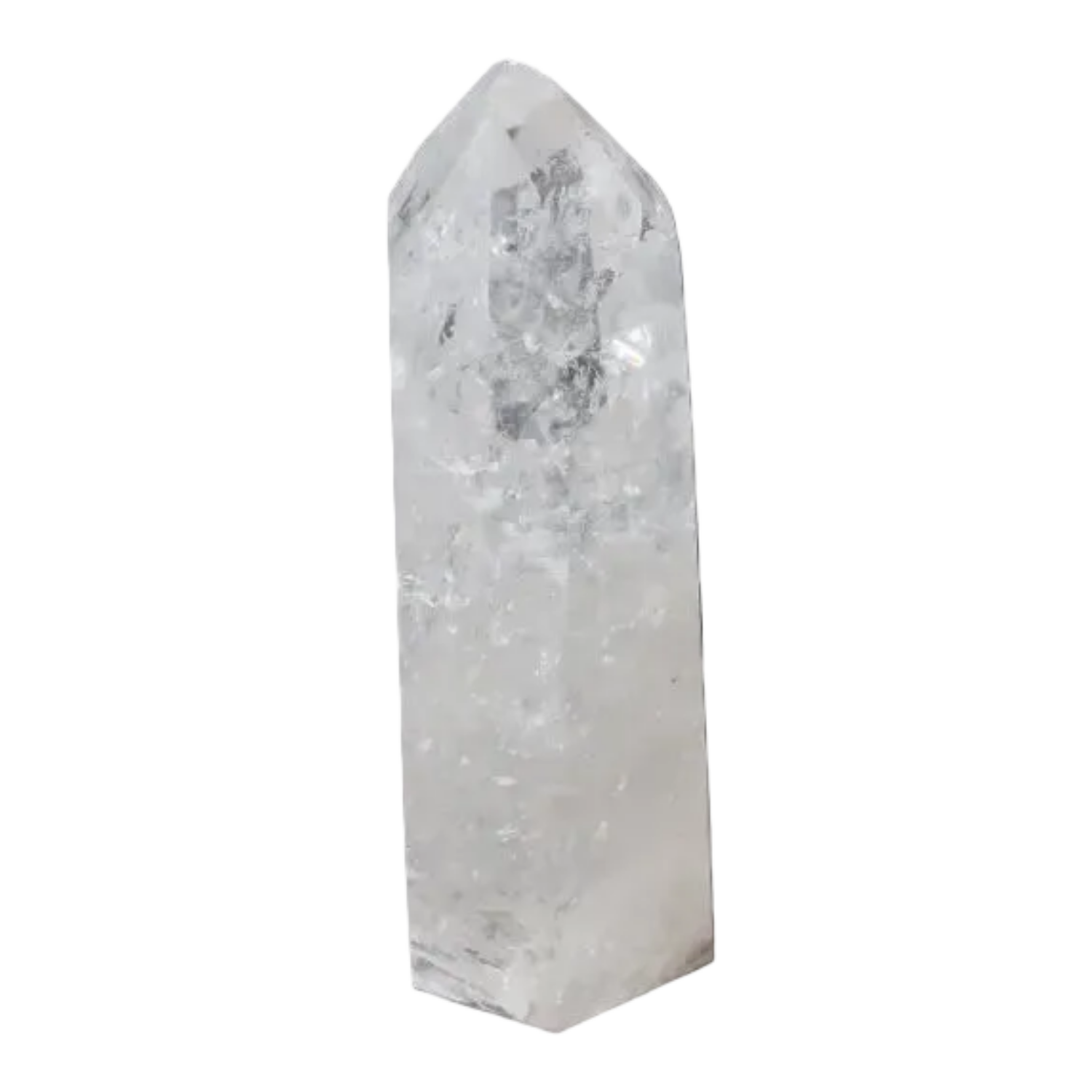 Lemurian Quartz Obelisk enhancing chakra alignment with unique energy properties, ideal for spiritual healing and zodiac support.