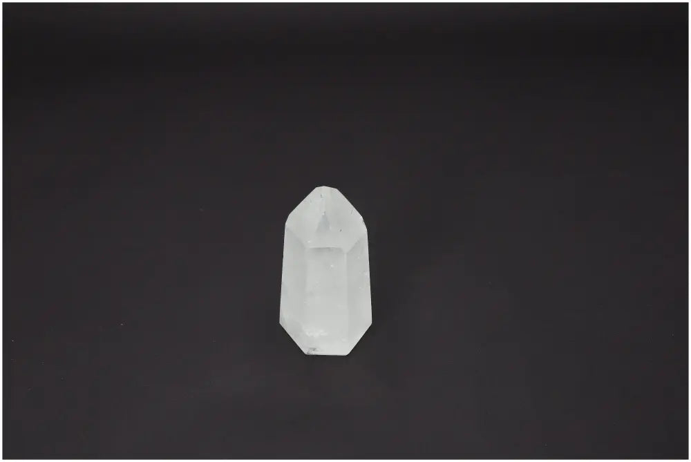 Lemurian Quartz Obelisk crystal, promoting chakra alignment, zodiac balance, and spiritual healing with unique energetic properties.