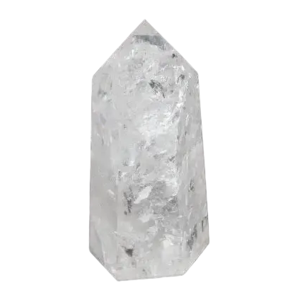 Lemurian Quartz Obelisk with unique chakra properties, enhancing spiritual energy and aligning with zodiac signs.