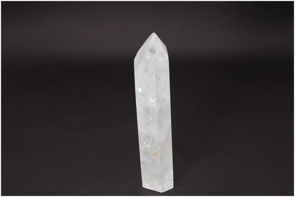 Lemurian Quartz Obelisk - Clear Quartz crystal for clarity, balance, and personal growth. Hand-selected and ethically sourced.