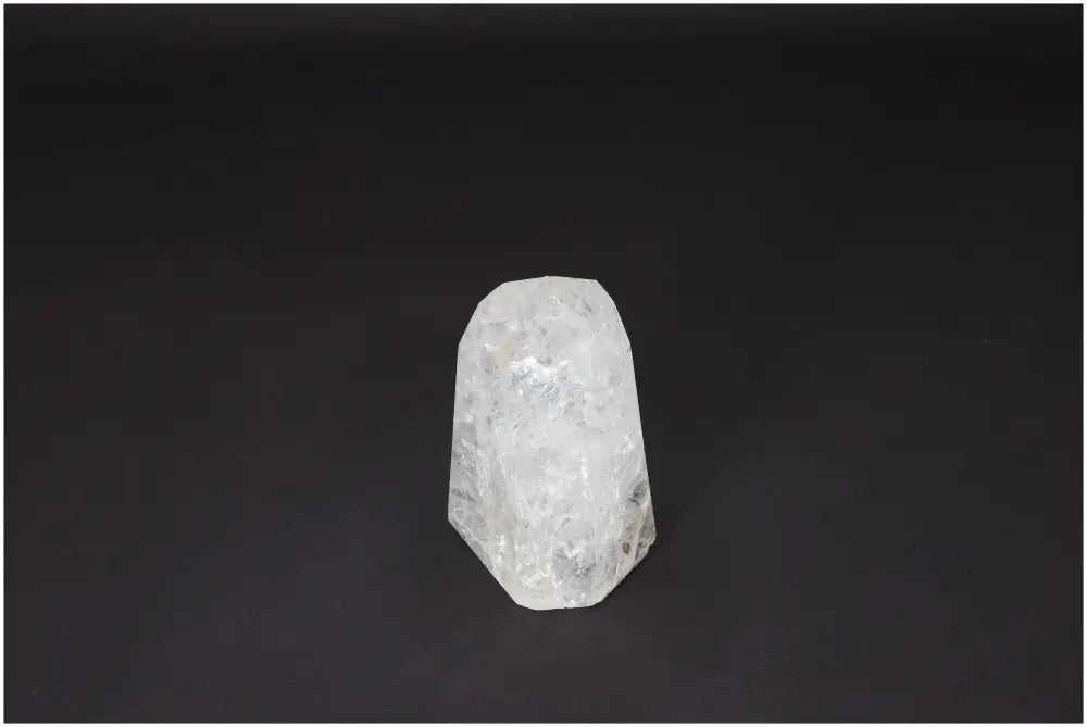 Lemurian Quartz Obelisk - Clear Quartz crystal for clarity, balance, and personal growth, ethically sourced and naturally formed.