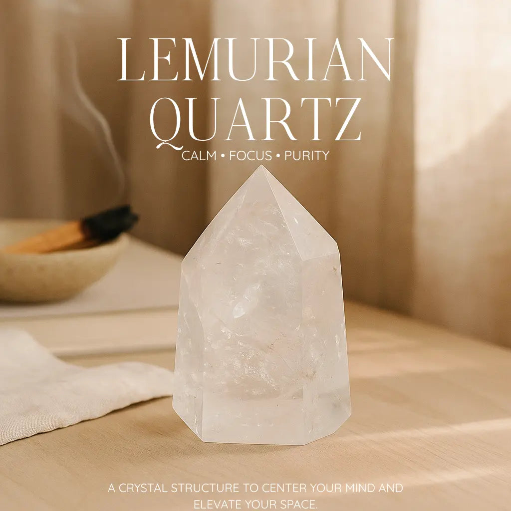 Lemurian Quartz Obeliski Sylvia Crystals Sp. z o.o.