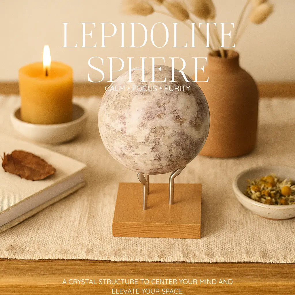 Lepidolite Sphere Sylvia Crystals Sp. z o.o.
