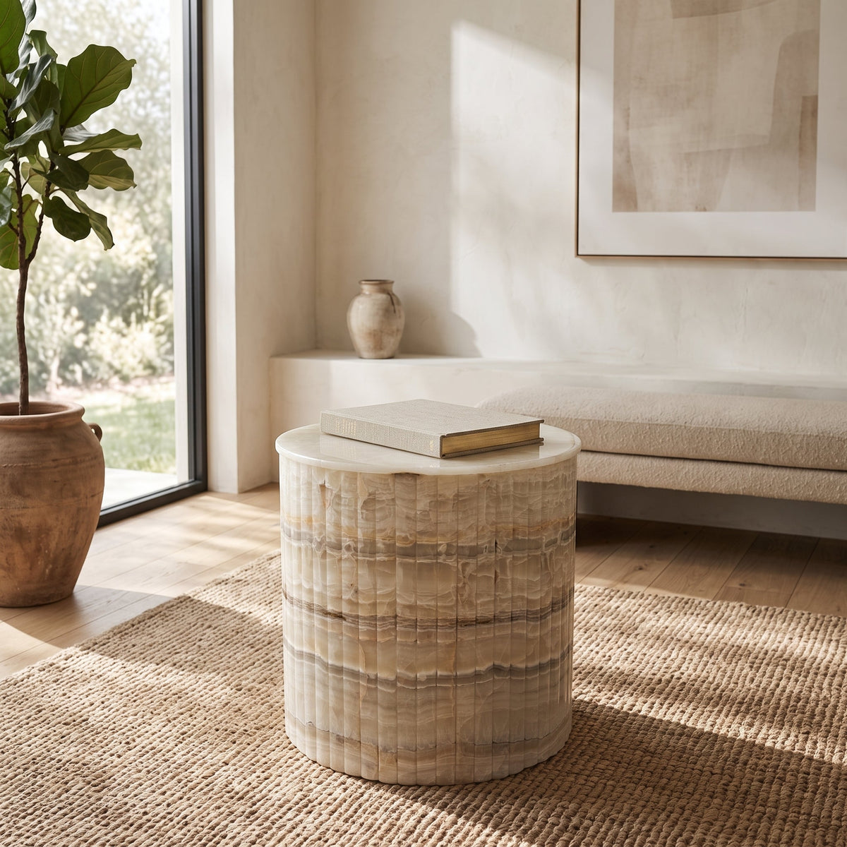 Onyx table 900 × 900 × 900 mm