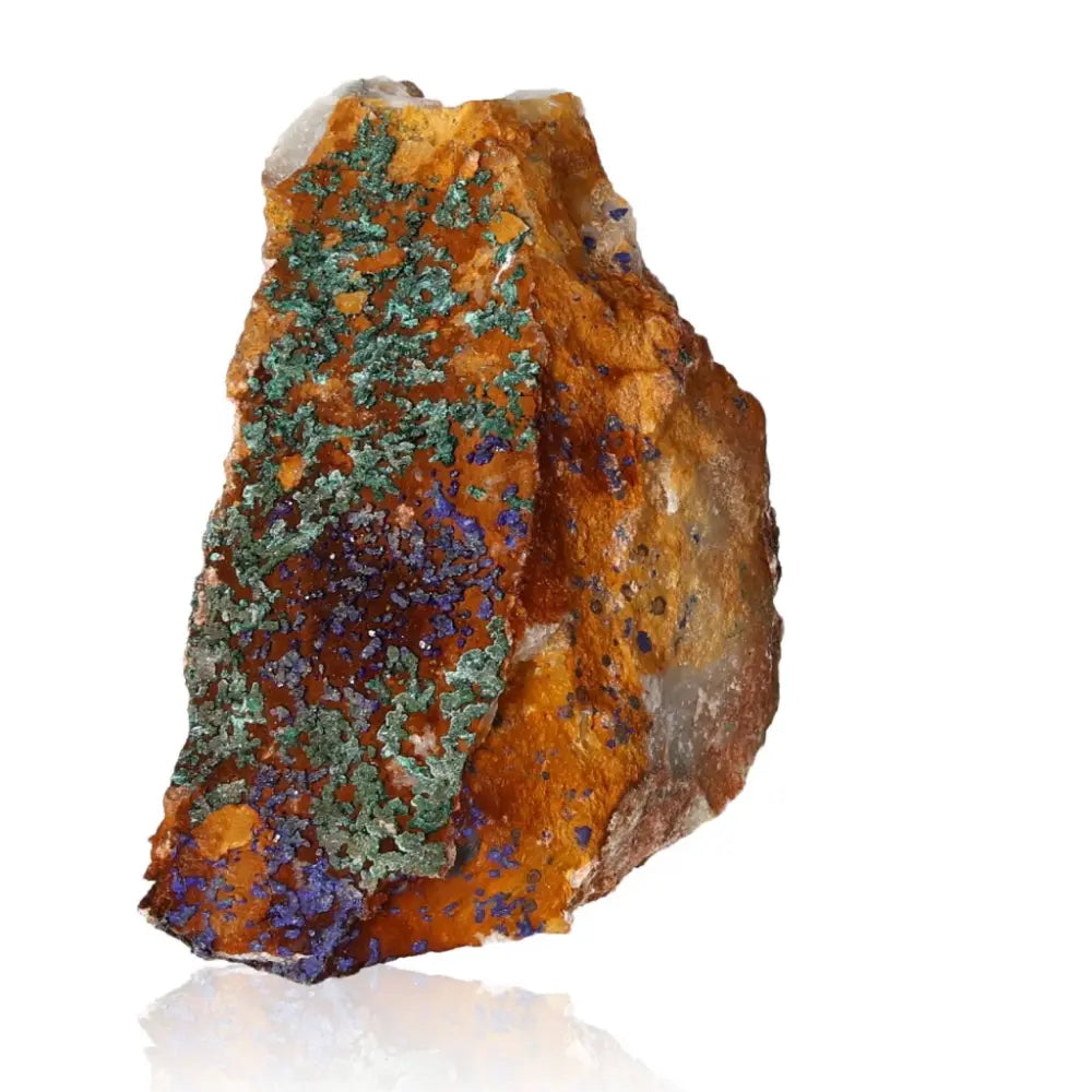 Vibrant Malachite Druze showcasing rich green and earthy copper tones, highlighting nature's tranquility and resilience.
