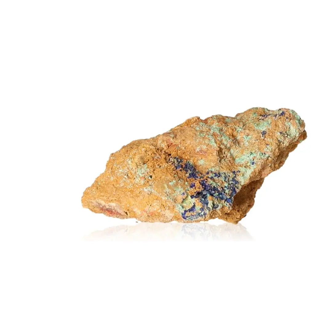 Rough Malachite druze with natural earthy tones and vibrant blue-green patterns, ideal for spiritual serenity and positive energy.